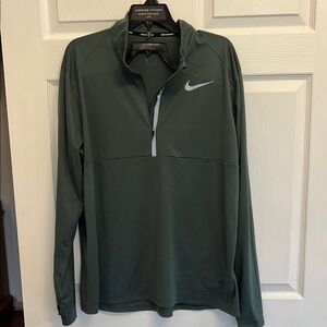 Nike Men's Green running shirt Dri-Fit Green XL